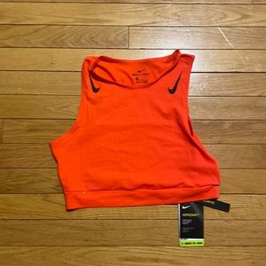 Nike Aeroswift Women's Crop Running Singlet size Medium